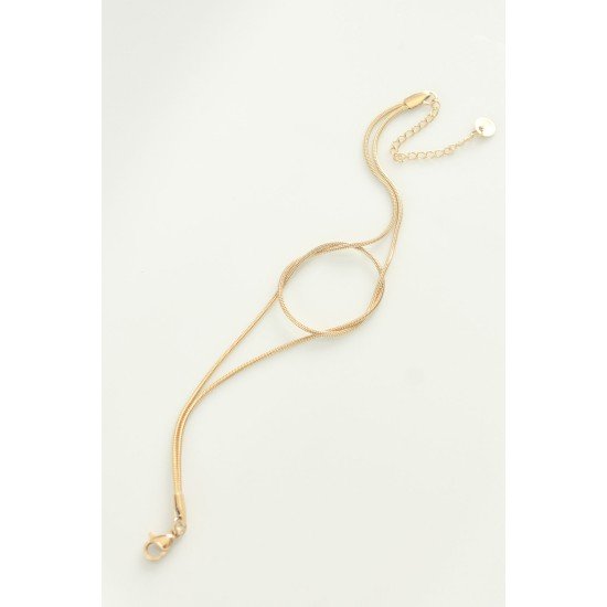 316L Çelik Gold Renk Düğüm Model Bileklik 316L Çelik Gold Renk Düğüm Model Bileklik