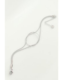 316L Çelik Gümüş Renk Düğüm Model Bileklik