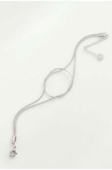 316L Çelik Gümüş Renk Düğüm Model Bileklik