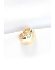 Gold Renk Ayarlanabilir Bombeli Ayna Yüzük