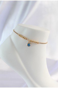 316L Çelik Gold Renk Minimal Nazar Boncuklu Halhal 316L Çelik Gold Renk Minimal Nazar Boncuklu Halhal