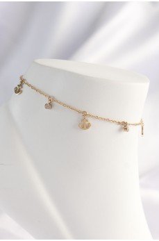 316L Çelik Gold Renk Zirkon Taşlı Minimal Çapa Tasarımlı Halhal 316L Çelik Gold Renk Zirkon Taşlı Minimal Çapa Tasarımlı Halhal