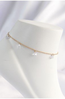 316L Çelik Gold Renk Zirkon Taşlı Halhal 316L Çelik Gold Renk Zirkon Taşlı Halhal