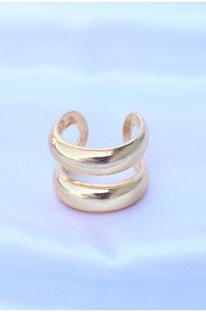 Pirinç Gold Renk Ayarlanabilir Şerit Yüzük Pirinç Gold Renk Ayarlanabilir Şerit Yüzük