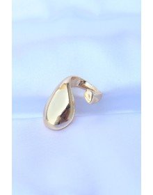 Pirinç Gold Renk Ayarlanabilir İri Bombeli Yüzük