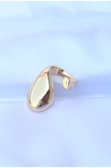 Pirinç Gold Renk Ayarlanabilir İri Bombeli Yüzük Pirinç Gold Renk Ayarlanabilir İri Bombeli Yüzük