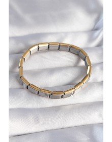 316L Çelik Çift Renk Yazılı Nomination Bileklik