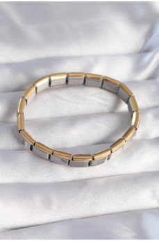 316L Çelik Çift Renk Yazılı Nomination Bileklik 316L Çelik Çift Renk Yazılı Nomination Bileklik