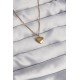 316L Çelik Gold Renk Kalp Model Love Kolye
