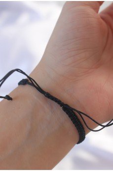 Gold Renk Zirkon Taşlı Taç Figür Makrome Bileklik