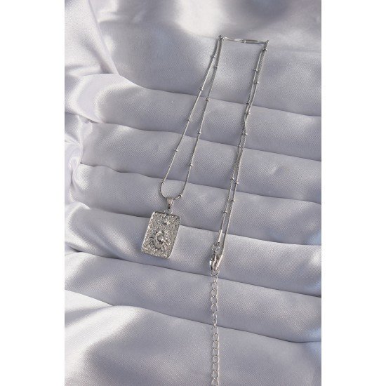 316L Çelik Zincir Gümüş Renk Lazer İşlemeli Göz Figür Tarot Kolye 316L Çelik Zincir Gümüş Renk Lazer İşlemeli Göz Figür Tarot Kolye