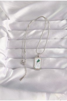 316L Çelik Gümüş Renk Beyaz Mineli Tarot Kolye 316L Çelik Gümüş Renk Beyaz Mineli Tarot Kolye
