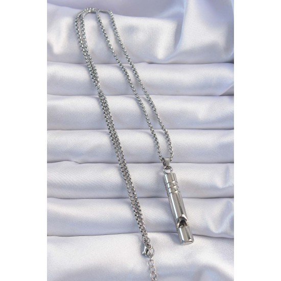 Acil Durum Düdüğü 316L Çelik Kararma Yapmaz Yüksek Desibel Kolye Unisex Acil Durum Düdüğü 316L Çelik Kararma Yapmaz Yüksek Desibel Kolye Unisex