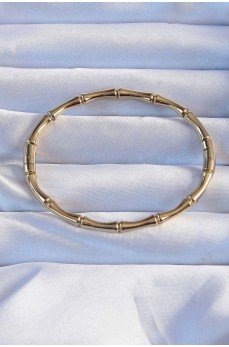 316L Çelik Altın Renk Kemik Model Bileklik