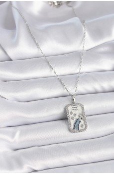 316L Çelik Gümüş Renk Zincir Kova Burcu Zirkon Taşlı Kadın Kolye 316L Çelik Gümüş Renk Zincir Kova Burcu Zirkon Taşlı Kadın Kolye