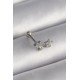 316L Çelik Gümüş Renk Zirkon Taşlı Yıldız Tragus Piercing 316L Çelik Gümüş Renk Zirkon Taşlı Yıldız Tragus Piercing