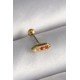 316L Çelik Gold Renk Turuncu Zirkon Taşlı Tragus Piercing 316L Çelik Gold Renk Turuncu Zirkon Taşlı Tragus Piercing