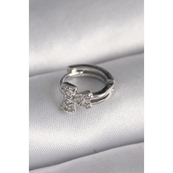 316L Çelik Gümüş Renk Zirkon Taşlı Kurdele Model Tragus Piercing 316L Çelik Gümüş Renk Zirkon Taşlı Kurdele Model Tragus Piercing