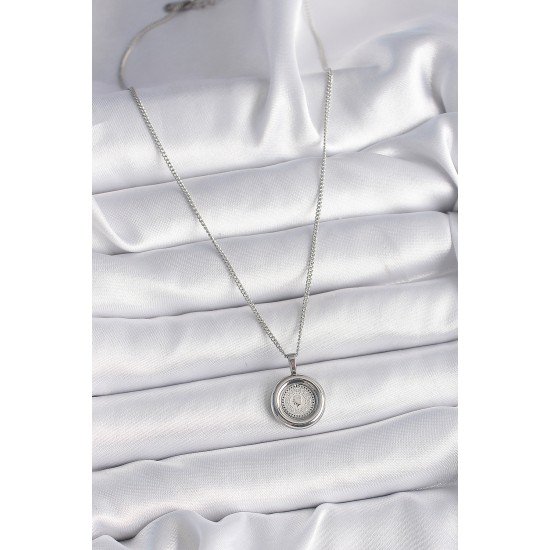 316L Çelik Gümüş Renk Zincir Gümüş Renk Altın Model Kadın Kolye 316L Çelik Gümüş Renk Zincir Gümüş Renk Altın Model Kadın Kolye