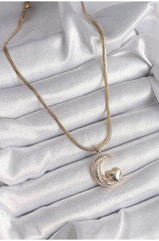 316L Çelik Gold Renk Çelik İtalyan Zincir Zirkon Taşlı Halil Figür Kalp Detay Kadın Kolye 316L Çelik Gold Renk Çelik İtalyan Zincir Zirkon Taşlı Halil Figür Kalp Detay Kadın Kolye