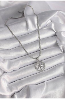 316L Çelik Gümüş Renk İtalyan Zincir Zirkon Taşlı Kutup Yıldız Model Kadın Kolye 316L Çelik Gümüş Renk İtalyan Zincir Zirkon Taşlı Kutup Yıldız Model Kadın Kolye