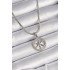 316L Çelik Gümüş Renk İtalyan Zincir Zirkon Taşlı Kutup Yıldız Model Kadın Kolye
