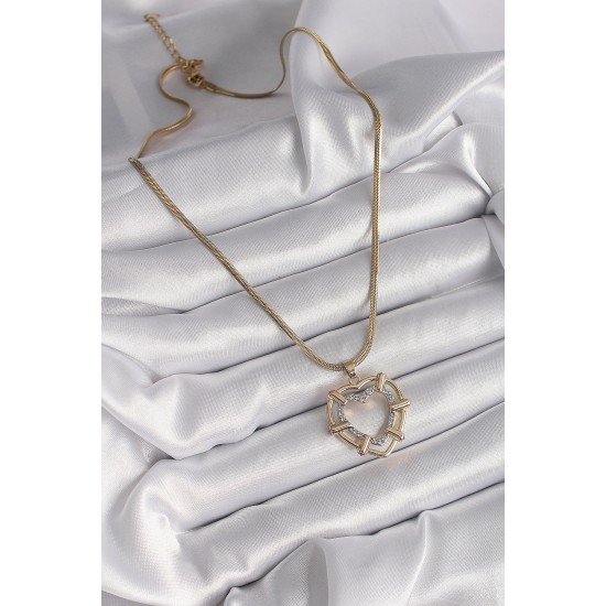 316L Çelik Gold Renk İtalyan Zincir Mix Renk Zirkon Taşlı Kalp Model Kadın Kolye 316L Çelik Gold Renk İtalyan Zincir Mix Renk Zirkon Taşlı Kalp Model Kadın Kolye