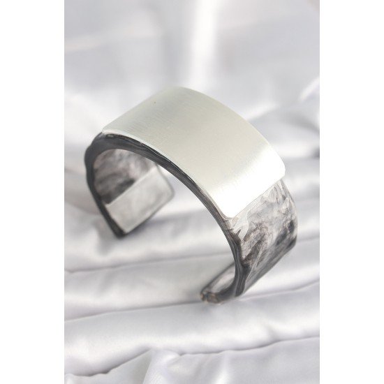 Siyah Mermer Desen Akrilik Plastik Dikdörtgen Plaka Model Vintage Kadın Bilezik Siyah Mermer Desen Akrilik Plastik Dikdörtgen Plaka Model Vintage Kadın Bilezik