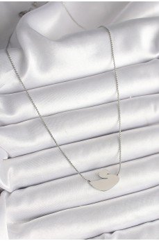 316L Çelik Gümüş Renk Zincir Kuğu Model Kadın Kolye 316L Çelik Gümüş Renk Zincir Kuğu Model Kadın Kolye