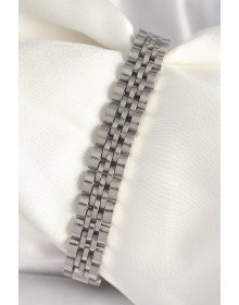 316L Çelik Gümüş Renk Zincir Model Erkek Bileklik