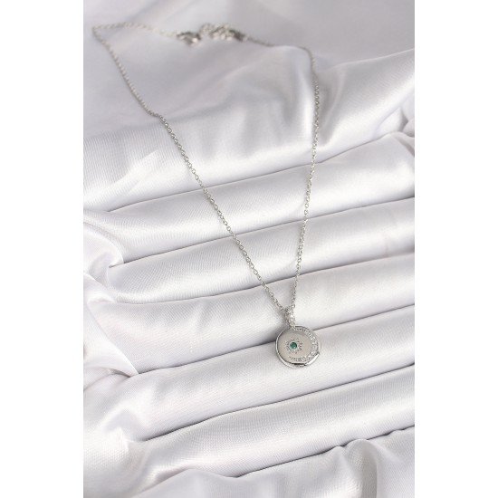 316L Çelik Gümüş Renk Zincir Madalyon Zirkon Taşlı İşlemeli Hilal Yıldız Model Kadın Kolye 316L Çelik Gümüş Renk Zincir Madalyon Zirkon Taşlı İşlemeli Hilal Yıldız Model Kadın Kolye