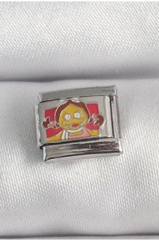 316L Çelik Gümüş Renk Renkli Çocuk İşlemeli Nomination Charm