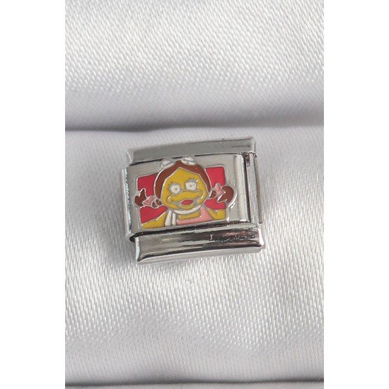 316L Çelik Gümüş Renk Renkli Çocuk İşlemeli Nomination Charm