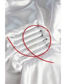 Mıknatıslı  Koyu Kırmızı Renk Sarmal Kadın Bileklik