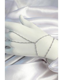 Pirinç Gümüş Renk Esnek Burgu Zincirli Şahmeran