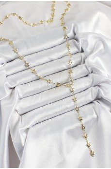 Pirinç Gold Renk Yıldızlı Kadın Y Kolye