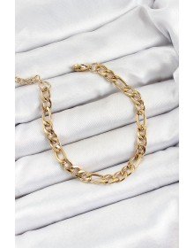 316L Çelik Gold Renk Zincir Erkek Bileklik