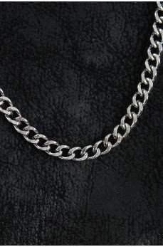 316L Çelik Klasik Zincir Model Gümüş Renk Erkek Kolye