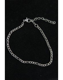 316L Çelik Figaro Model Gümüş Renk Erkek Bileklik