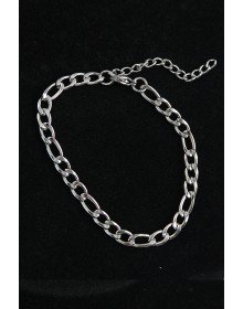 316L Çelik Klasik Model Gümüş Renk Erkek Bileklik