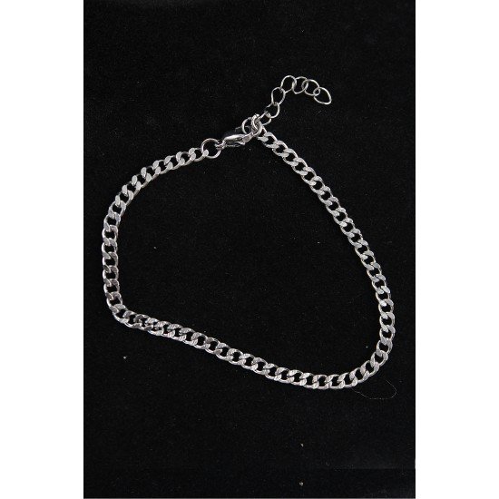 316L Çelik İnce Klasik Model Gümüş Renk Erkek Bileklik 316L Çelik İnce Klasik Model Gümüş Renk Erkek Bileklik