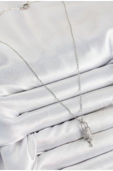 316L Çelik Zirkon Taşlı Kilit Ve Sallantılı Anahtar Model Gümüş Renk Kadın Kolye 316L Çelik Zirkon Taşlı Kilit Ve Sallantılı Anahtar Model Gümüş Renk Kadın Kolye