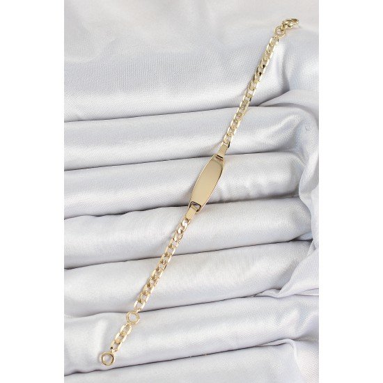 Pirinç Oval Model Gold Renk Xuping Bebek Künyesi