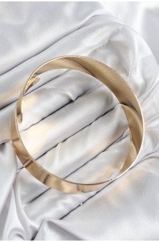 Pirinç Sarmal Model Gold Renk Pazu Bileklik Pirinç Sarmal Model Gold Renk Pazu Bileklik