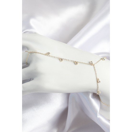 Pirinç Zirkon Taşlı Sallantılı Model Gold Renk Kadın Şahmeran Pirinç Zirkon Taşlı Sallantılı Model Gold Renk Kadın Şahmeran