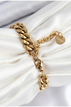 316L Çelik Klasik Kalın Zincir Model Gold Renk Kadın Bileklik 316L Çelik Klasik Kalın Zincir Model Gold Renk Kadın Bileklik