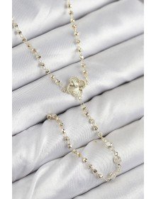 Pirinç Zirkon Taşlı Yonca Model Gold Renk Kadın Y Kolye