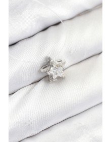 Misineli Yıldız Model Gümüş Renk Hayalet Kolye