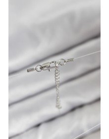 Misineli Yıldız Model Gümüş Renk Hayalet Kolye