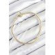 Pirinç Charm Topcuk Model Gold Renk Kadın Bileklik